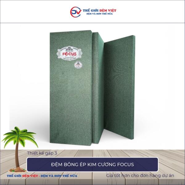 Đệm bông ép Kim Cương Focus 1